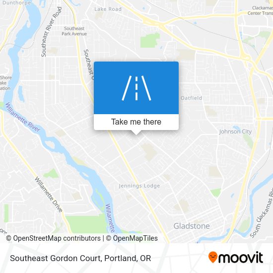 Mapa de Southeast Gordon Court