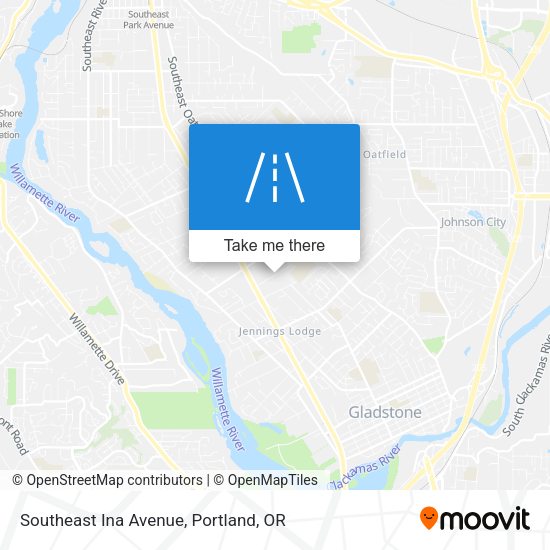 Southeast Ina Avenue map