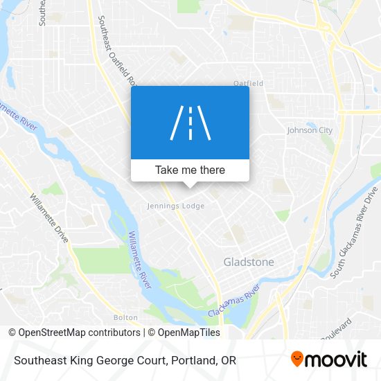 Mapa de Southeast King George Court