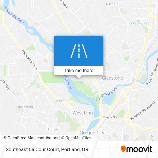 Southeast La Cour Court map