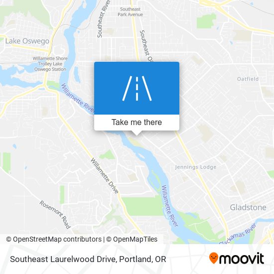 Mapa de Southeast Laurelwood Drive