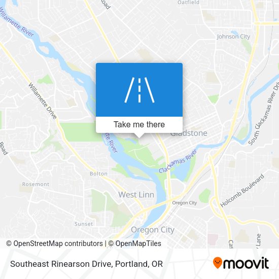 Mapa de Southeast Rinearson Drive