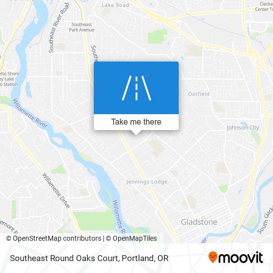 Mapa de Southeast Round Oaks Court