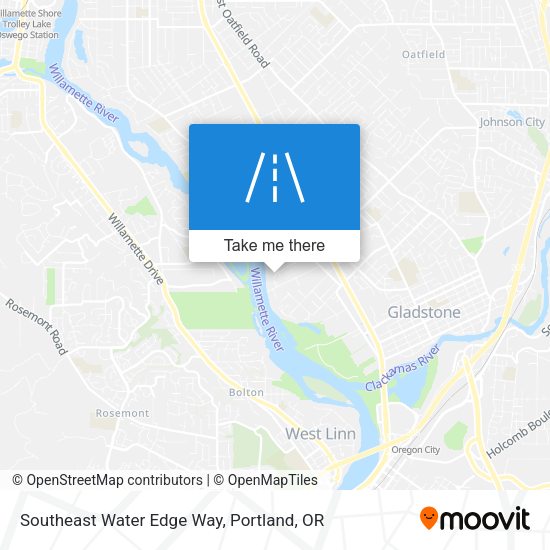 Southeast Water Edge Way map