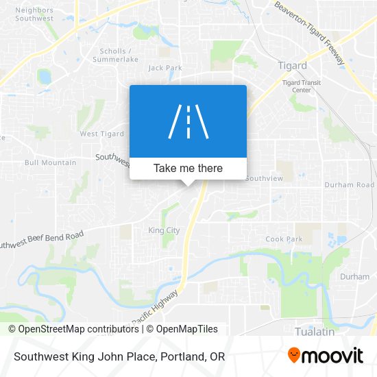 Mapa de Southwest King John Place