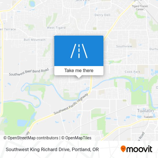 Mapa de Southwest King Richard Drive