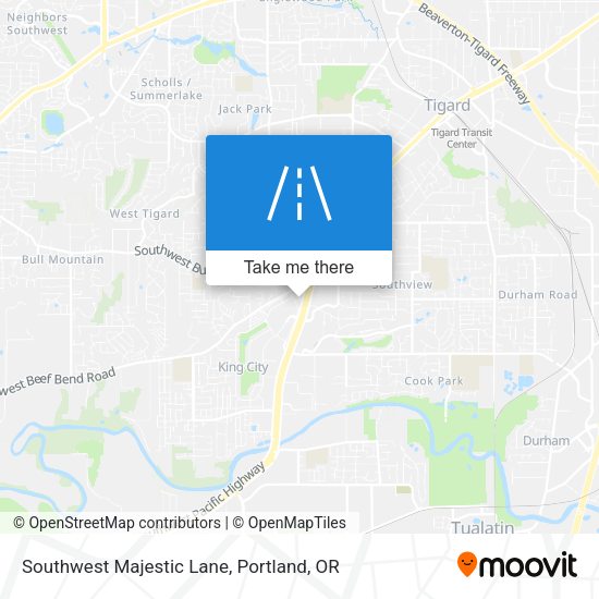 Mapa de Southwest Majestic Lane