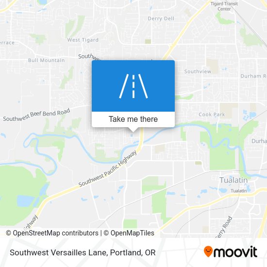 Mapa de Southwest Versailles Lane