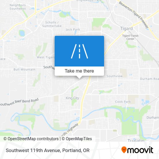 Mapa de Southwest 119th Avenue