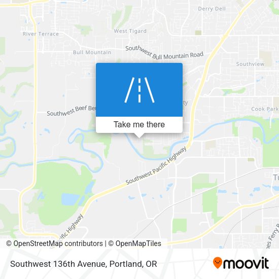 Mapa de Southwest 136th Avenue