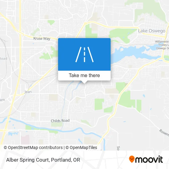 Mapa de Alber Spring Court
