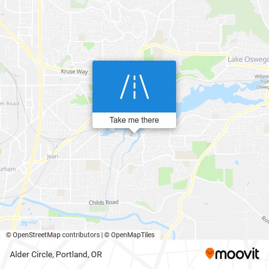 Mapa de Alder Circle