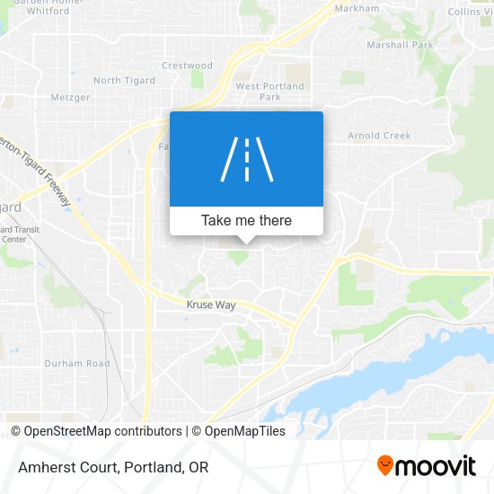 Mapa de Amherst Court