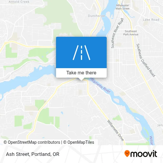 Ash Street map
