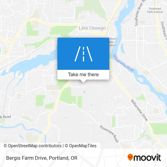 Bergis Farm Drive map