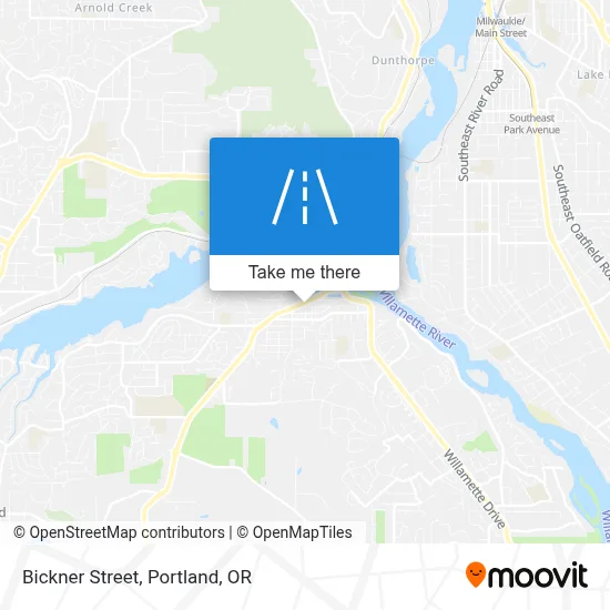 Bickner Street map