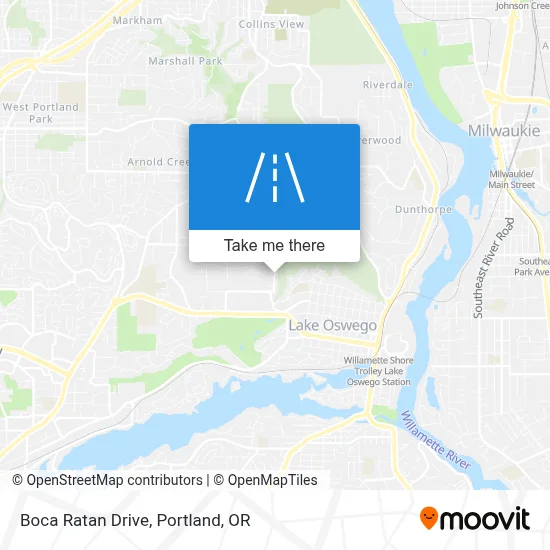 Boca Ratan Drive map