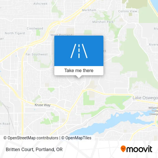 Britten Court map