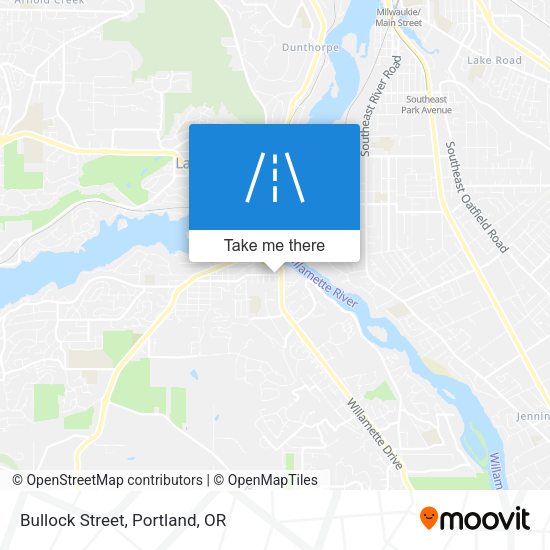 Mapa de Bullock Street