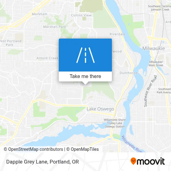 Dapple Grey Lane map