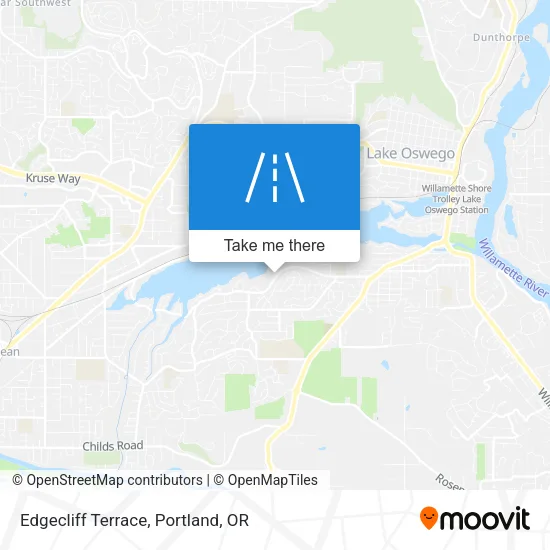 Edgecliff Terrace map