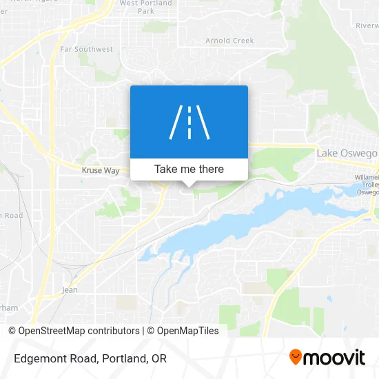 Edgemont Road map