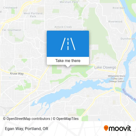 Egan Way map