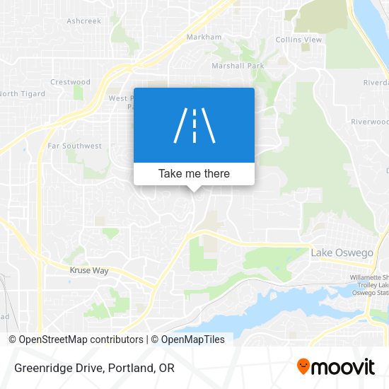 Mapa de Greenridge Drive