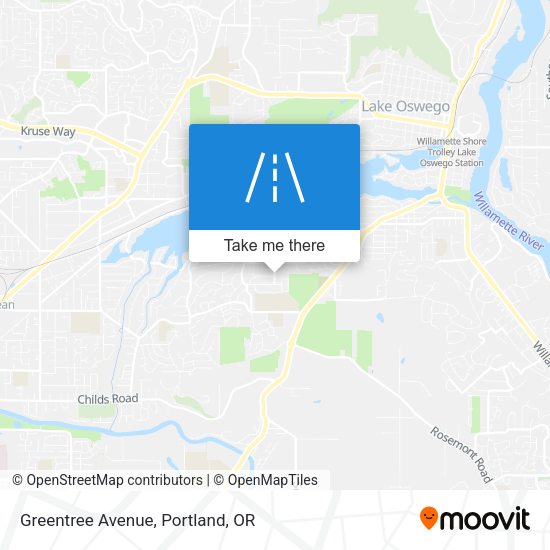 Mapa de Greentree Avenue