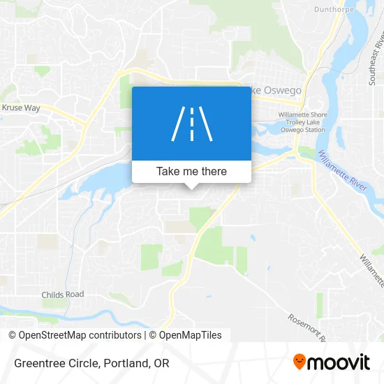 Greentree Circle map