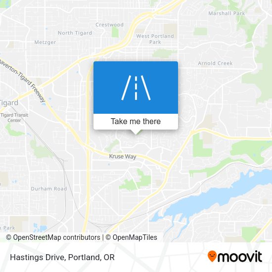 Mapa de Hastings Drive