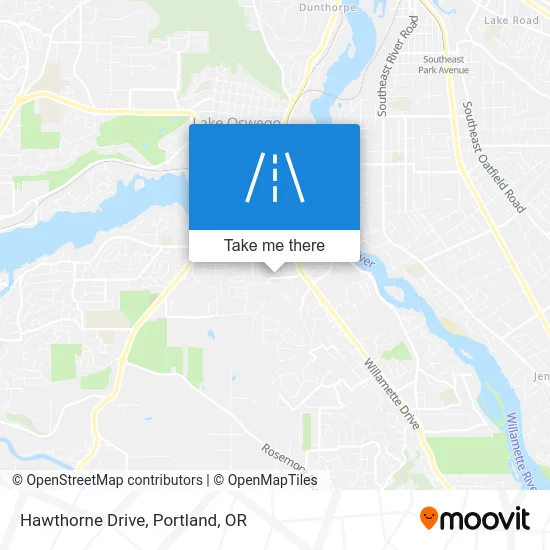Hawthorne Drive map
