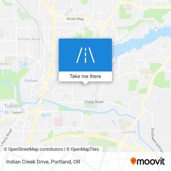 Indian Creek Drive map