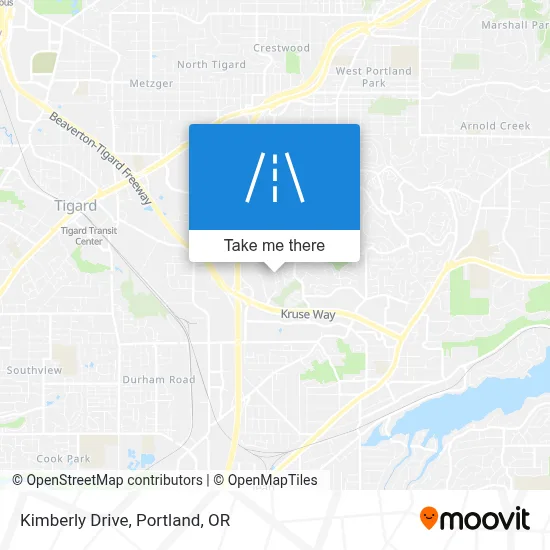 Kimberly Drive map