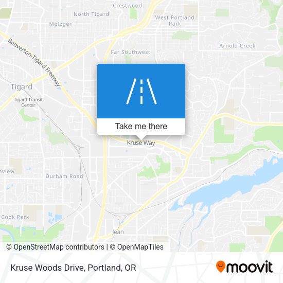 Kruse Woods Drive map