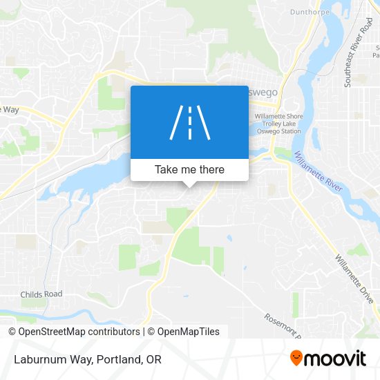Mapa de Laburnum Way