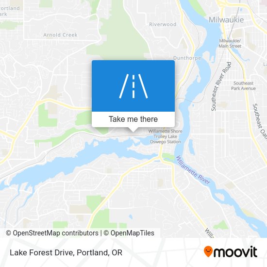 Mapa de Lake Forest Drive