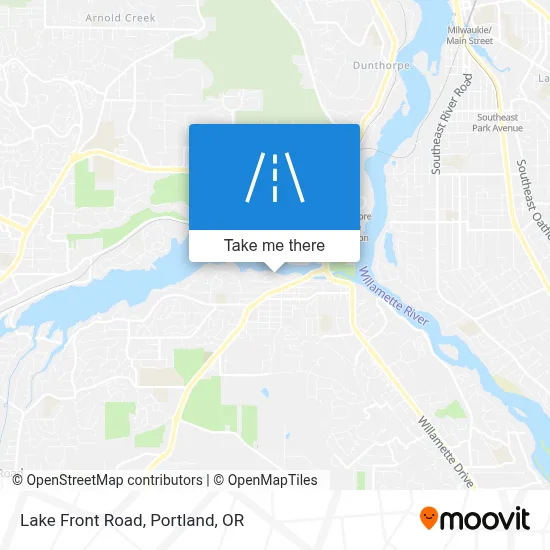 Lake Front Road map