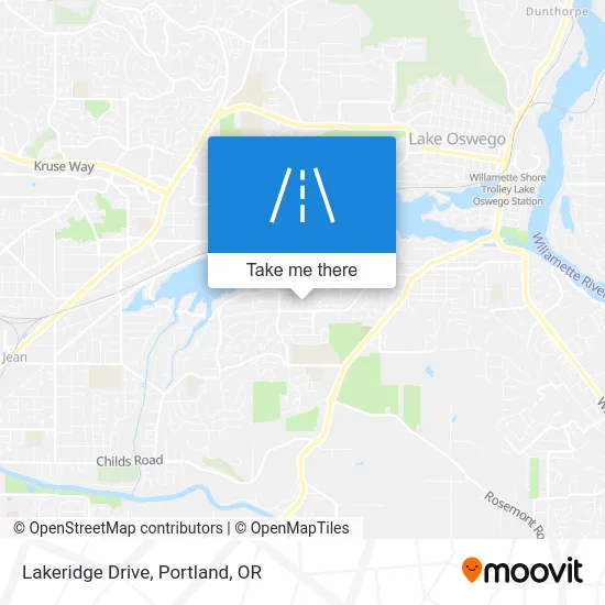 Lakeridge Drive map