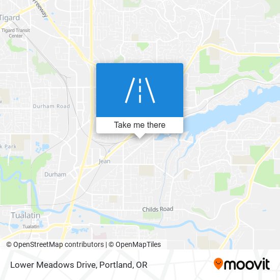 Lower Meadows Drive map