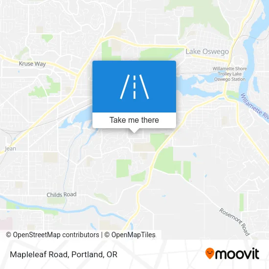 Mapleleaf Road map