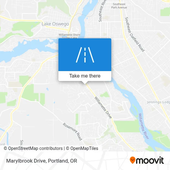 Marylbrook Drive map
