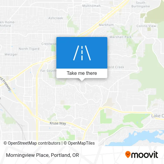 Morningview Place map