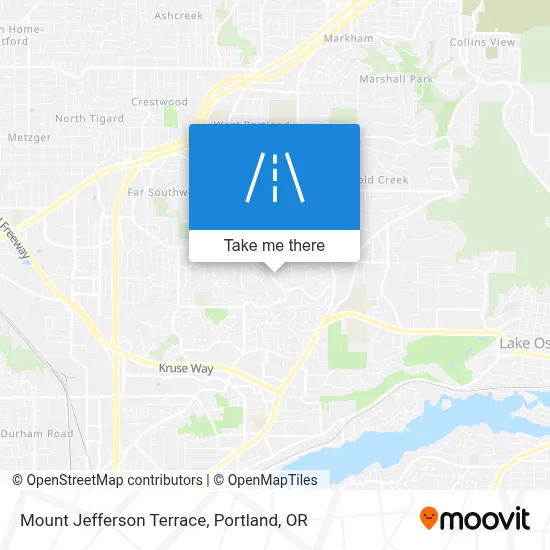 Mount Jefferson Terrace map