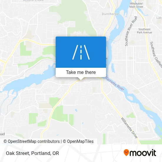 Oak Street map
