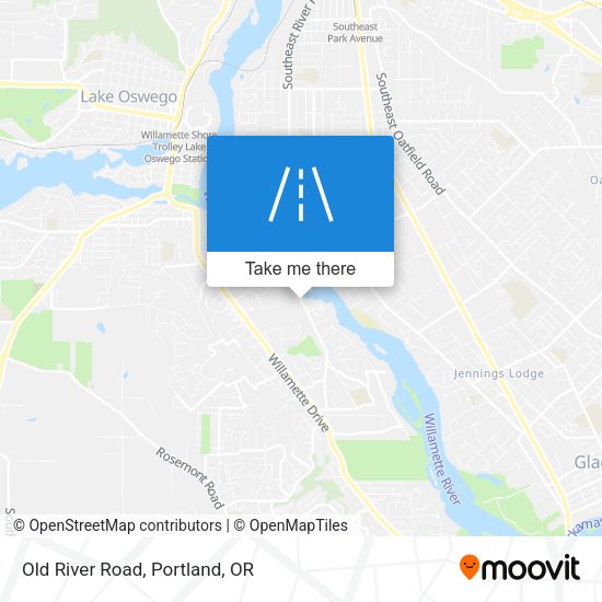 Mapa de Old River Road