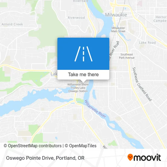 Oswego Pointe Drive map