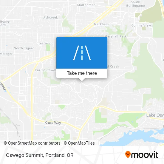Oswego Summit map