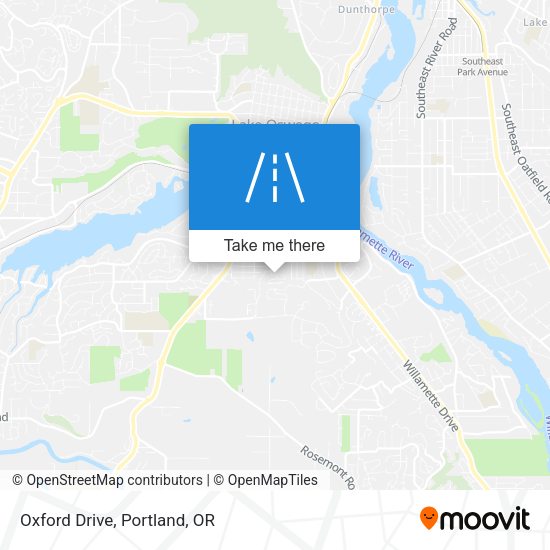 Oxford Drive map