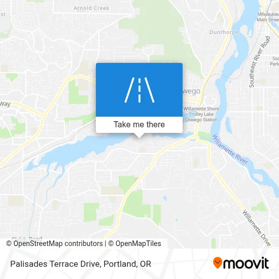 Palisades Terrace Drive map